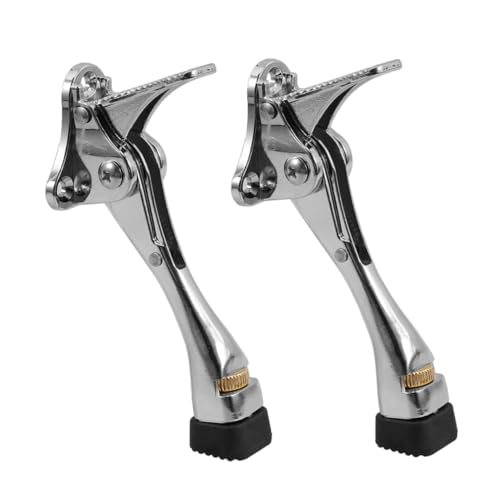 ULTECHNOVO 2 Stück Robuster Fuß Türstopper aus Zinklegierung Halbautomatisch Verstellbar Kick Down Türhalter für Innenbereich Stabile Türfixierung ohne Manuellen Aufwand ULTECHNOVO 2 Stück Robuster Fuß Türstopper aus Zinklegierung Halbautomatisch Verstellbar Kick Down Türhalter für Innenbereich Stabile Türfixierung ohne Manuellen Aufwand von ULTECHNOVO