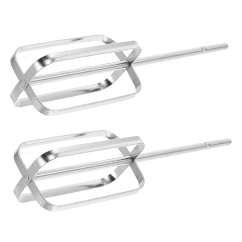ULTECHNOVO 2 Stück Rührstab Handmixer Schläger Aufsätze Handmixer Stick Küchen Schneebesen Zum Kochen Rotations Schneebesen Mixer Haushalts Standmixer Schneebesen Wiederverwendbar von ULTECHNOVO