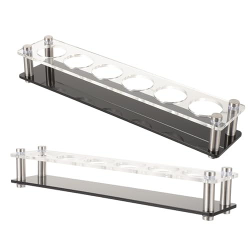 ULTECHNOVO 2 Stück Schnapsglas Halter mit Fächern Schnapsglas Präsentationsständer für Bar Restaurant Party und Familienfeiern Leicht zu Reinigen und Anpassbar von ULTECHNOVO