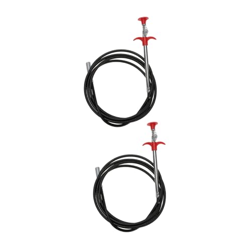 ULTECHNOVO 2 Stück Teiliges Abflussreinigungs Greifklauen Flexible Rohrreinigungswerkzeuge für Toiletten Waschbeckenverstopfungen Einfach zu Bedienen Langlebig und Vielseitig für Enge Rohre von ULTECHNOVO