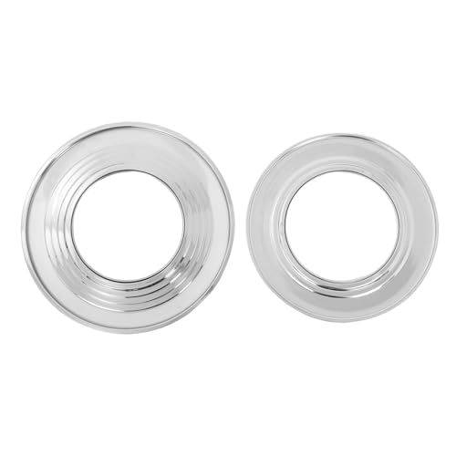 ULTECHNOVO 2 Stück Teiliges Edelstahl Dampf-einsatzset Rundes Steamer-tablett mit Gleichmäßiger Hitzeverteilung Stapelbares Dampfgestell für Gemüse Meeresfrüchte und Knödel Küchenzubehör für von ULTECHNOVO