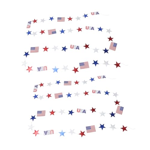 ULTECHNOVO 2 Stück Teiliges Independence Day Party Banner Leichtes Langlebiges Hängendekoration für Fenster Wände Kamin Amerikanische Flagge Festival Banner für Feierlichkeiten und Partys ULTECHNOVO 2 Stück Teiliges Independence Day Party Banner Leichtes Langlebiges Hängendekoration für Fenster Wände Kamin Amerikanische Flagge Festival Banner für Feierlichkeiten und Partys von ULTECHNOVO