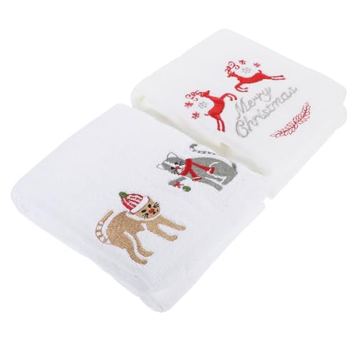 ULTECHNOVO 2 Stück Teiliges Weihnachts Geschirrtücher mit Stickerei Multifunktionale Saugfähige Küchentücher für Hände Geschirr und Oberflächen Weiche Handtücher für Haushalt und Outdoor ULTECHNOVO 2 Stück Teiliges Weihnachts Geschirrtücher mit Stickerei Multifunktionale Saugfähige Küchentücher für Hände Geschirr und Oberflächen Weiche Handtücher für Haushalt und Outdoor von ULTECHNOVO