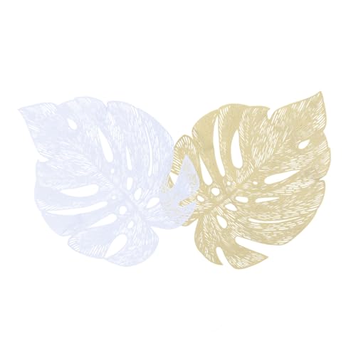 ULTECHNOVO 2 Stück Tischs Et Mit Goldener Schildkröte Pflanzen Für Tischsets Drinnen Ästhetisch Hochzeitsdeko Blattförmiges Tischset Ausgehöhlte Tischmatte Blatt Tischset PVC ULTECHNOVO 2 Stück Tischs Et Mit Goldener Schildkröte Pflanzen Für Tischsets Drinnen Ästhetisch Hochzeitsdeko Blattförmiges Tischset Ausgehöhlte Tischmatte Blatt Tischset PVC von ULTECHNOVO