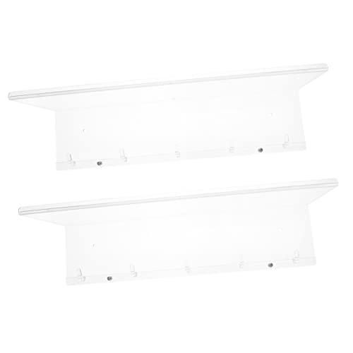 ULTECHNOVO 2 Stück Transparente Schwebende Wandregale Schmale Badezimmer und Wohnzimmer Regalbrett aus Robustem Modernes Aufbewahrungssystem mit Abgerundeten Kanten für Sichere Nutzung ULTECHNOVO 2 Stück Transparente Schwebende Wandregale Schmale Badezimmer und Wohnzimmer Regalbrett aus Robustem Modernes Aufbewahrungssystem mit Abgerundeten Kanten für Sichere Nutzung von ULTECHNOVO