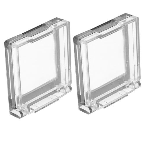 ULTECHNOVO 2 Stück Transparenter Runder Tasten Schutz mit Selbstklebender Rückseite Schutzabdeckung gegen Fehlauslösung für Waschmaschine Geschirrspüler Industrie und Haushaltstasten von ULTECHNOVO