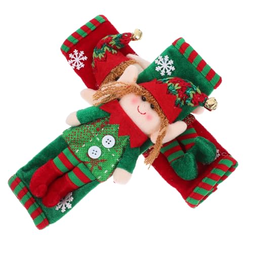 ULTECHNOVO 2 Stück Weihnachtliche Kühlschrank und Mikrowellen Griffschoner Set Langlebiger Rutschfester Türgriffschutz für Ofen Geschirrspüler und Küchengeräte Praktische und Bequeme von ULTECHNOVO