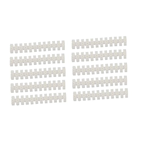 ULTECHNOVO 20 Stück Kabelverbinder Positionen Terminal Block Weiß Hochwertige Elektrische Anschlussklemmen für Beleuchtung Haushaltsgeräte Verteilerdosen ULTECHNOVO 20 Stück Kabelverbinder Positionen Terminal Block Weiß Hochwertige Elektrische Anschlussklemmen für Beleuchtung Haushaltsgeräte Verteilerdosen von ULTECHNOVO