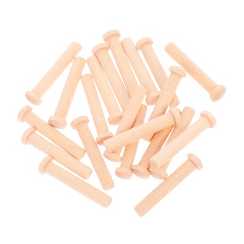 ULTECHNOVO 20 Stück Teiliges Mini Holz Nägel aus Massivem Holz T förmiger Rundkopf für Präzise Bastel Holzarbeiten Geeignet für Modelleisenbahn radbau und Feine Handwerksprojekte ULTECHNOVO 20 Stück Teiliges Mini Holz Nägel aus Massivem Holz T förmiger Rundkopf für Präzise Bastel Holzarbeiten Geeignet für Modelleisenbahn radbau und Feine Handwerksprojekte von ULTECHNOVO