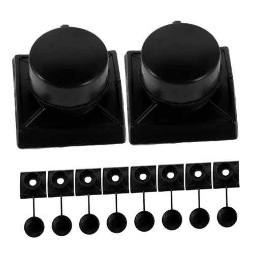 ULTECHNOVO 200 Stück Kachelschraubenkappe Pad Tile End Cap als Zubehör Pad -Fliesen -Armaturen Endkappe Accessoire -Endkappe für Fliesenpolsterarmaturen Schraubenkappen Plastik Schwarz ULTECHNOVO 200 Stück Kachelschraubenkappe Pad Tile End Cap als Zubehör Pad -Fliesen -Armaturen Endkappe Accessoire -Endkappe für Fliesenpolsterarmaturen Schraubenkappen Plastik Schwarz von ULTECHNOVO