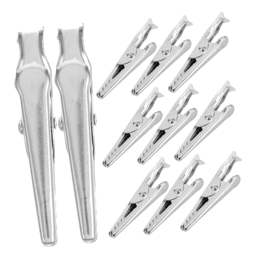 ULTECHNOVO 200 Stück Metall Krokodilklemmen Robust Elektrisch Federbelastet Einsetzbar für Batterietests Labor Elektroarbeiten Auto Boot von ULTECHNOVO