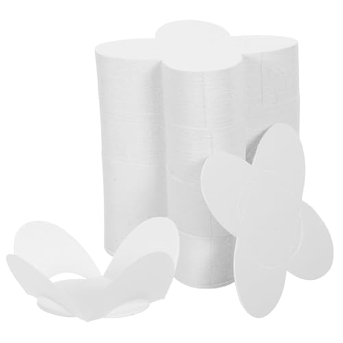 ULTECHNOVO 200 Stück Schokoladenhalter Papier Faltbare Weiße Pralinen Wrapper Liners Für Pralinen Muffins Hochzeit Valentinstag Geburtstagsfeier Shower von ULTECHNOVO