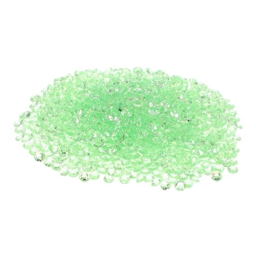 ULTECHNOVO 2000Stücke Transparente Tischstreuung Dekoration für Brautduschen Partys und Vasenfüllung Hellgrün DIY Bastelzubehör für Kreative Projekte von ULTECHNOVO