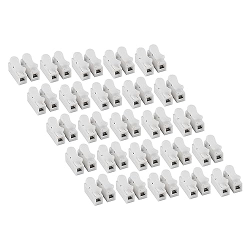 ULTECHNOVO 25 Stück Teiliges Kleine Kabelverbinder mit Kupferkern Flammhemmend Niedrigem Verlust Push Federklemmen für LED lichtbänder und Lautsprecherkabel Schnelle Montage Hohe Druck ULTECHNOVO 25 Stück Teiliges Kleine Kabelverbinder mit Kupferkern Flammhemmend Niedrigem Verlust Push Federklemmen für LED lichtbänder und Lautsprecherkabel Schnelle Montage Hohe Druck von ULTECHNOVO