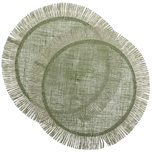 ULTECHNOVO 2stücke Runde Tischsets Für Geschirrkissen Hitzebeständige Teekannenmatte Als Verbrühungsschutz-Ornament Besteckunterlage Für Tischdekoration von ULTECHNOVO