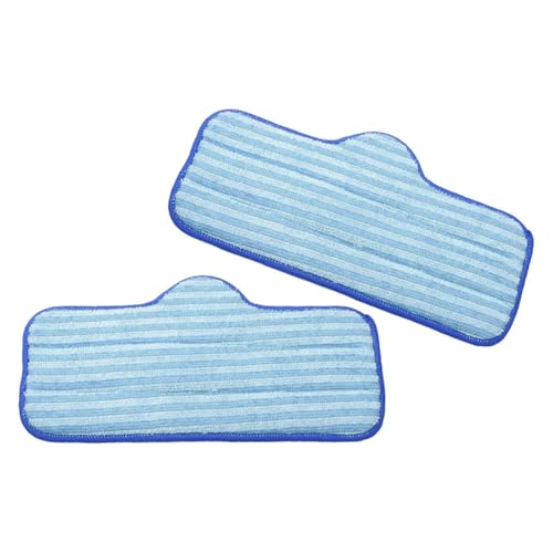 ULTECHNOVO 2Stücke Mikrofaser Ersatzpads für Dampfreiniger Hochtemperaturbeständige Wischmopp Tücher für Effektive Jedem Zuhause von ULTECHNOVO
