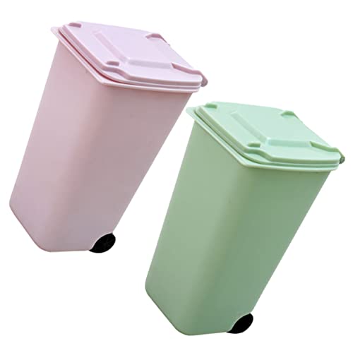 ULTECHNOVO 2Stücke Mini Mülleimer Multifunktionale Desktop Abfallbehälter Grün und Kleiner Müllcontainer für Büro Kinderzimmer und Schreibtisch Stifthalter und Abfallbehälter ULTECHNOVO 2Stücke Mini Mülleimer Multifunktionale Desktop Abfallbehälter Grün und Kleiner Müllcontainer für Büro Kinderzimmer und Schreibtisch Stifthalter und Abfallbehälter von ULTECHNOVO