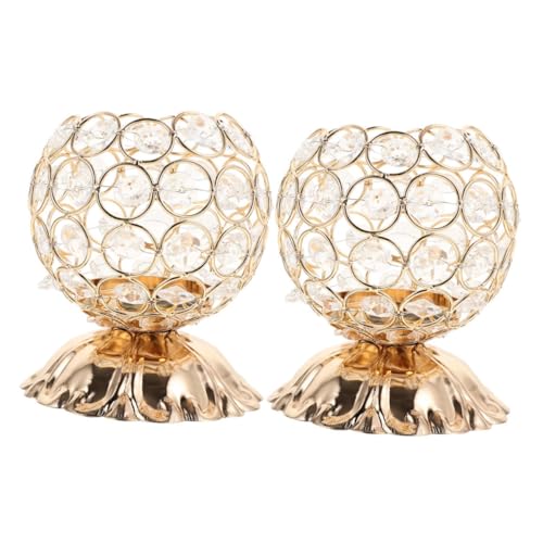 ULTECHNOVO 2stücke Hochzeit Kerzenhalter Aus Vintage Teelichthalter Für Romantische Dekoration Für Tischarrangements Und Festliche Anlässe Goldene Farbe Und Langlebig ULTECHNOVO 2stücke Hochzeit Kerzenhalter Aus Vintage Teelichthalter Für Romantische Dekoration Für Tischarrangements Und Festliche Anlässe Goldene Farbe Und Langlebig von ULTECHNOVO