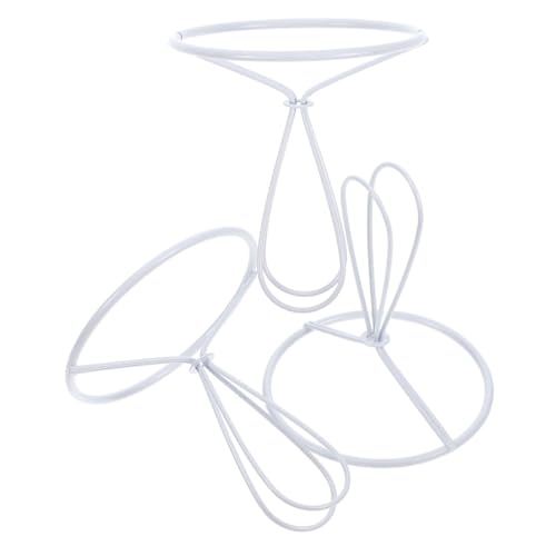 ULTECHNOVO 3 STÜCKE Teiliges Lampenschirm Halter Clip aus Metall Konischer Lampenschirmrahmen für DIY Beleuchtungszubehör Sicherer Lampenschirmhalter für Tischleuchten Pendelleuchten und von ULTECHNOVO