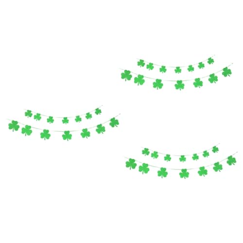 ULTECHNOVO 3 Sätze Flagge St Patricks St Patricks Day Zubehör Topper St Patricks Party Banner Patricks Day Dekorationen Drei Party Dekorative Pull Flagge Vliesstoff Grün 2 STÜCKE * 3 ULTECHNOVO 3 Sätze Flagge St Patricks St Patricks Day Zubehör Topper St Patricks Party Banner Patricks Day Dekorationen Drei Party Dekorative Pull Flagge Vliesstoff Grün 2 STÜCKE * 3 von ULTECHNOVO