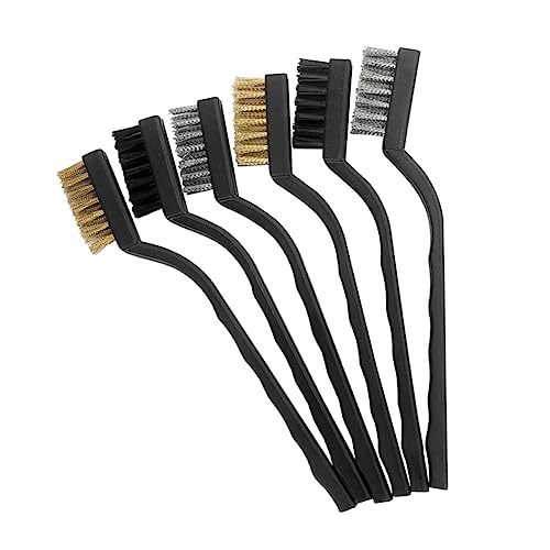 ULTECHNOVO 3 Sätze Reinigungsbürsten Set Teilig Nylonbürsten für Flaschen Tassen und Küchenspülen Praktische Langlebige Reinigungstools in Silber Gold und Schwarz von ULTECHNOVO