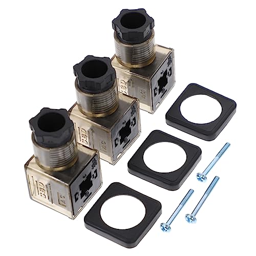 ULTECHNOVO 3 Stück 43650A Anschlussdose Anschlussdose mit Kontrollleuchte DIN 43650 Anschluss Magnetventile Anschluss Magnetventil Anschlussdose Magnetventile Spule Plug Magnet ULTECHNOVO 3 Stück 43650A Anschlussdose Anschlussdose mit Kontrollleuchte DIN 43650 Anschluss Magnetventile Anschluss Magnetventil Anschlussdose Magnetventile Spule Plug Magnet von ULTECHNOVO