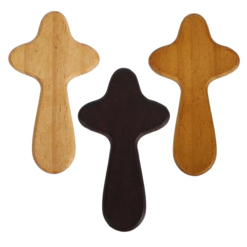ULTECHNOVO 3stücke Teiliges Kleinen -kreuzen Dekorative Wandkunst Für Christliche Dekoration Handgefertigte Holzkreuze Natur Und Brauntönen Für Meditation Und Gebet ULTECHNOVO 3stücke Teiliges Kleinen -kreuzen Dekorative Wandkunst Für Christliche Dekoration Handgefertigte Holzkreuze Natur Und Brauntönen Für Meditation Und Gebet von ULTECHNOVO