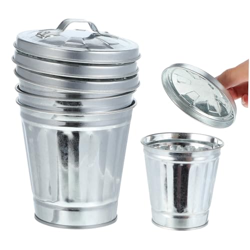 ULTECHNOVO 3 Stück Mini metall mülleimer mit Deckel Kleiner Tischabfalleimer und Blumentopf Tragbarer Desktop wastebasket für Büro Zuhause Vielseitiger Aufbewahrungsbehälter ULTECHNOVO 3 Stück Mini metall mülleimer mit Deckel Kleiner Tischabfalleimer und Blumentopf Tragbarer Desktop wastebasket für Büro Zuhause Vielseitiger Aufbewahrungsbehälter von ULTECHNOVO