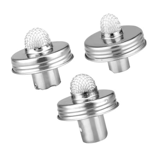 ULTECHNOVO 3 Stück Teiliges Edelstahl Brennstoffbehälter mit Docht Robuster Alkoholbrenner Zubehör für Camping Ölofen für Outdoor Kochen und Picknick ULTECHNOVO 3 Stück Teiliges Edelstahl Brennstoffbehälter mit Docht Robuster Alkoholbrenner Zubehör für Camping Ölofen für Outdoor Kochen und Picknick von ULTECHNOVO
