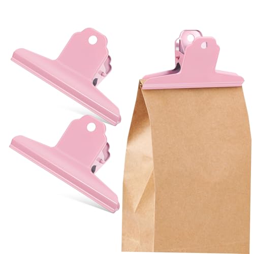ULTECHNOVO 3 Stück Teiliges Metall Bulldogge Klammern Starke Klammern mit Scharnierfunktion Vielseitige Dokumenten und Snackbeutel Organizer Clips Zartem Kirschblütenrosa ULTECHNOVO 3 Stück Teiliges Metall Bulldogge Klammern Starke Klammern mit Scharnierfunktion Vielseitige Dokumenten und Snackbeutel Organizer Clips Zartem Kirschblütenrosa von ULTECHNOVO
