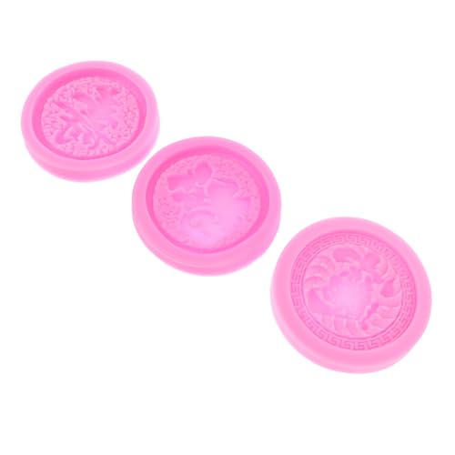 ULTECHNOVO 3 Stück Teiliges Silikon Backform mit Chinesischen Kreative Form für Diy Kuchen für Feiern und Partys aus Hochwertigem Lebensmittelechtem Silikon Einfach zu Reinigen von ULTECHNOVO
