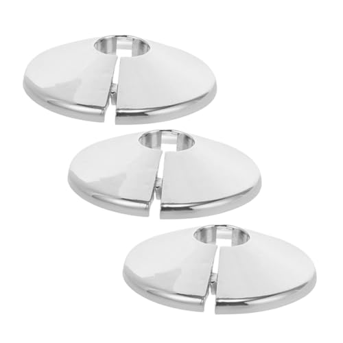 ULTECHNOVO 3 Stück Teiliges Wasserrohrabdeckung aus Kunststoff und Metall Dekorative Ventilabdeckung für Wandrohre mit Lochdurchmesser und Langlebig Installieren für Heizkörper und ULTECHNOVO 3 Stück Teiliges Wasserrohrabdeckung aus Kunststoff und Metall Dekorative Ventilabdeckung für Wandrohre mit Lochdurchmesser und Langlebig Installieren für Heizkörper und von ULTECHNOVO