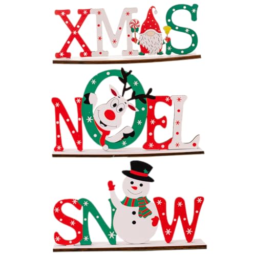 ULTECHNOVO 3 Stück Teiliges Weihnachts Holz Dekoset mit Schneemann Rentier und Santa Festliche Xmas Tischschilder für Innen und Außenbereich Weihnachtsfiguren zur Stimmungsvollen ULTECHNOVO 3 Stück Teiliges Weihnachts Holz Dekoset mit Schneemann Rentier und Santa Festliche Xmas Tischschilder für Innen und Außenbereich Weihnachtsfiguren zur Stimmungsvollen von ULTECHNOVO