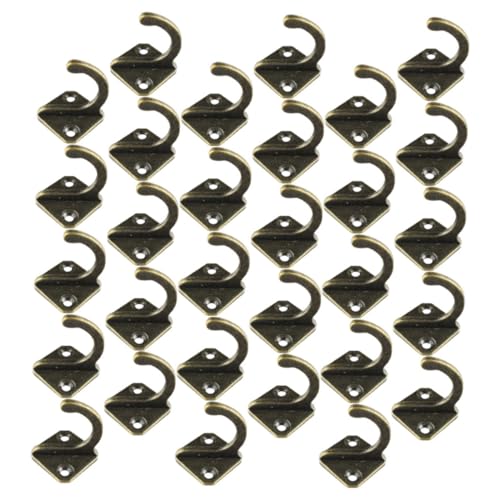 ULTECHNOVO 30 Stück Teiliges Garderobenhaken aus Rostfrei und Formstabil Multifunktionale Wandhaken für Kleidung Schlüssel Handtücher Taschen Stilvolle Platzsparende Wandmontage für Bad ULTECHNOVO 30 Stück Teiliges Garderobenhaken aus Rostfrei und Formstabil Multifunktionale Wandhaken für Kleidung Schlüssel Handtücher Taschen Stilvolle Platzsparende Wandmontage für Bad von ULTECHNOVO