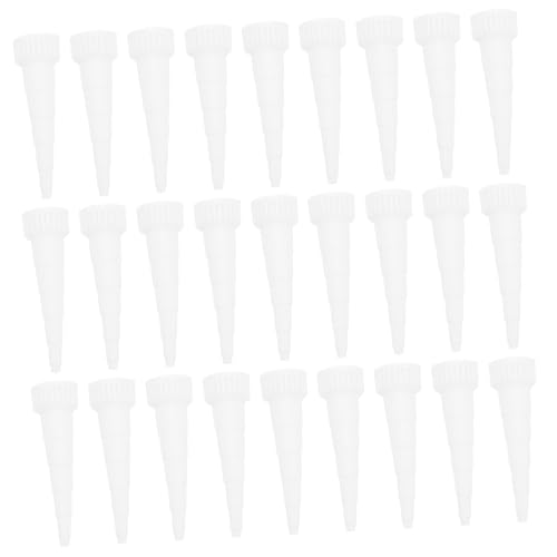 ULTECHNOVO 30 Stück Teiliges Präzisions-kleber-applikator mit Feiner Kunststoffdüse Robuste Ersatz-kleberkappen für Exakte Gleichmäßige Dosierung bei Bastel- Harzarbeiten von ULTECHNOVO