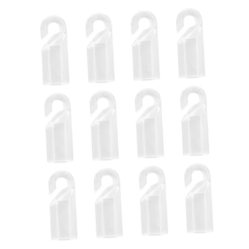 ULTECHNOVO 36 Stück Teiliges Transparenter Kunststoff Gardinenstangenhaken Ersatzhalter für Jalousien kippstab Praktische Verbindungshaken für Lamellen und Gardinen Passend für Vertikale von ULTECHNOVO