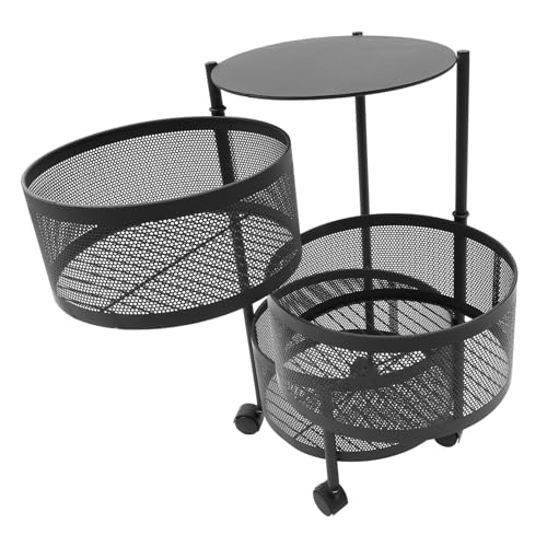 ULTECHNOVO 360° Drehbares Küchenregal Mehrschichtiges Aufbewahrungssystem aus Platzsparend für Gemüse und Obst Einfach zu Reinigen ohne Installation ULTECHNOVO 360° Drehbares Küchenregal Mehrschichtiges Aufbewahrungssystem aus Platzsparend für Gemüse und Obst Einfach zu Reinigen ohne Installation von ULTECHNOVO