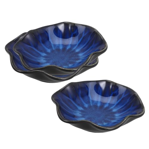 ULTECHNOVO 3Stücke Keramik Gewürzschalen Kleine Essig und Snackschalen Vielseitige Dipschalen für Zuhause Restaurant Grillen und Partys Blauem zum Servieren ULTECHNOVO 3Stücke Keramik Gewürzschalen Kleine Essig und Snackschalen Vielseitige Dipschalen für Zuhause Restaurant Grillen und Partys Blauem zum Servieren von ULTECHNOVO