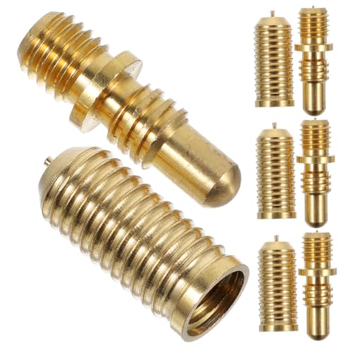ULTECHNOVO 4 Sätze Pool Queue Verlängerungsschrauben Kupfer Billiard Zubehör Robuste Verbindung Ersatzteile für Pool Cue Joint Parts ULTECHNOVO 4 Sätze Pool Queue Verlängerungsschrauben Kupfer Billiard Zubehör Robuste Verbindung Ersatzteile für Pool Cue Joint Parts von ULTECHNOVO