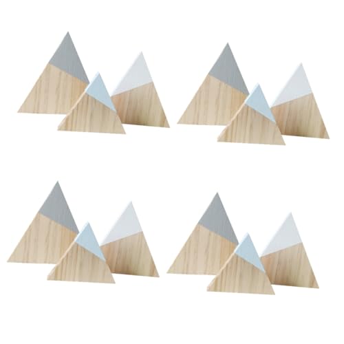 ULTECHNOVO 12stücke Teiliges Holz Bergregal Deko Rustikale Tischdekoration Für Kinderzimmer Moderne Holzverzierung Im Minimalistischen Stil Für Geburtstagsfeiern Und Hauswärme von ULTECHNOVO