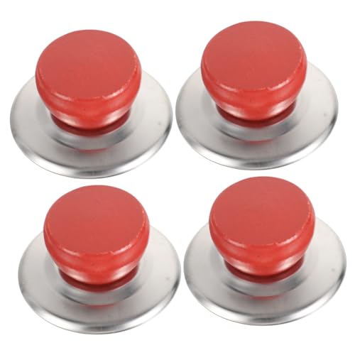 ULTECHNOVO 4 Satz Ersatzknopf Set für Topfdeckel Teiliges Set aus Hitzebeständige Griffe für Kochtöpfe und Wasserkocher Installieren und Komfortabel der Handhabung von ULTECHNOVO