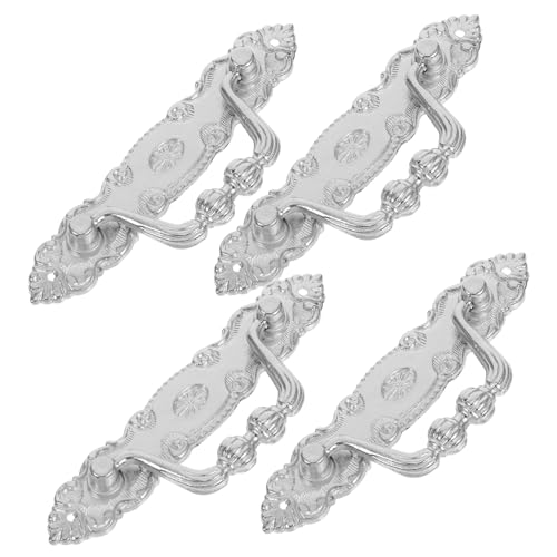 ULTECHNOVO 4 Stück Antike Möbelknöpfe mit Einfacher Installation für Schränke Schubladen und Holzkisten Silber ULTECHNOVO 4 Stück Antike Möbelknöpfe mit Einfacher Installation für Schränke Schubladen und Holzkisten Silber von ULTECHNOVO