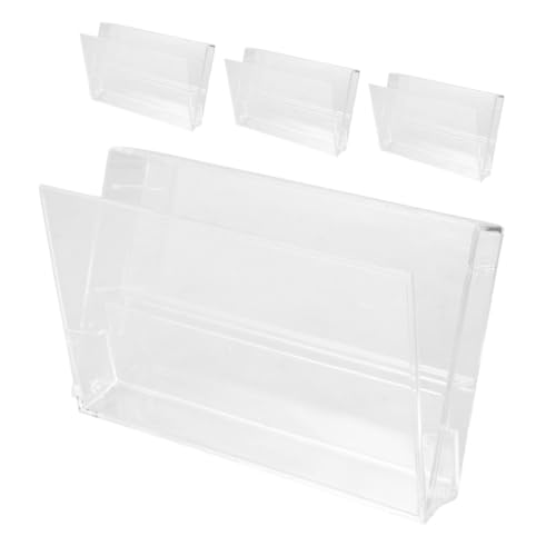 ULTECHNOVO 4stücke Teilige Kassetten-aufbewahrungsbox Aus Kunststoff Organizer Für Vintage-musikkassetten Präsentationsständer Für Zuhause Und Büro von ULTECHNOVO