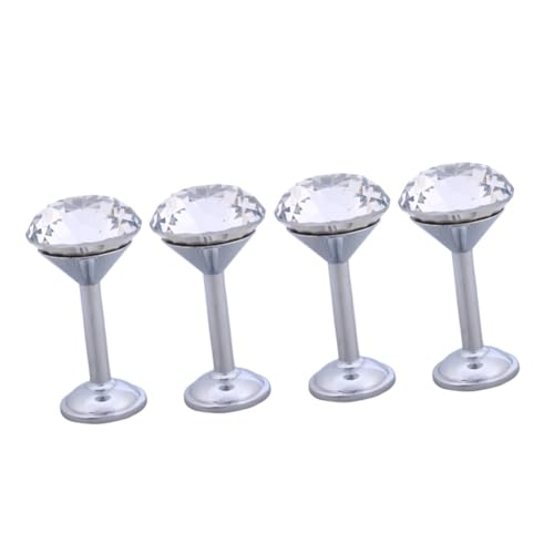 ULTECHNOVO 4 Stück Diamant Wandhaken Silber Kreative Wand Garderobenhaken für Kleidung Mäntel Hüte Multifunktionale Wandaufhänger für Wohnzimmer Bad Schlafzimmer ULTECHNOVO 4 Stück Diamant Wandhaken Silber Kreative Wand Garderobenhaken für Kleidung Mäntel Hüte Multifunktionale Wandaufhänger für Wohnzimmer Bad Schlafzimmer von ULTECHNOVO