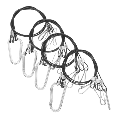 ULTECHNOVO 4 Stück Drahtseil Pflanzenseilaufhänger Seilaufhänger Für Pflanzen Pflanzenhalter Für Aquarien Pflanzen Wachsen Lichtaufhänger Hängender Korbseilaufhänger Silber Rostfreier Stahl ULTECHNOVO 4 Stück Drahtseil Pflanzenseilaufhänger Seilaufhänger Für Pflanzen Pflanzenhalter Für Aquarien Pflanzen Wachsen Lichtaufhänger Hängender Korbseilaufhänger Silber Rostfreier Stahl von ULTECHNOVO