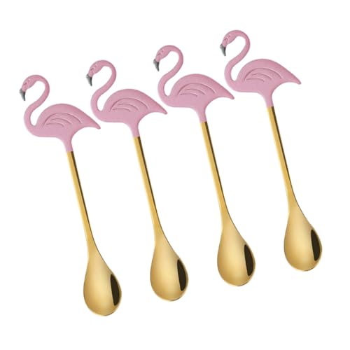 ULTECHNOVO 4 Stück Flamingo Kaffeelöffel Rührlöffel Teelöffel Gewürzlöffel Feine Löffel Löffel Für Heiße Schokolade Kaffeerührlöffel Zum Mischen Edelstahl 304 ULTECHNOVO 4 Stück Flamingo Kaffeelöffel Rührlöffel Teelöffel Gewürzlöffel Feine Löffel Löffel Für Heiße Schokolade Kaffeerührlöffel Zum Mischen Edelstahl 304 von ULTECHNOVO