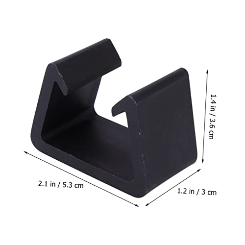 ULTECHNOVO 4 Stück Robuster Stuhlclip Kreativer Sofa Clip für Rattanmöbel Möbelbefestiger für Zuhause Büro und Schwarz von ULTECHNOVO