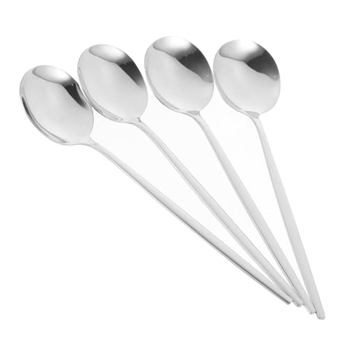 ULTECHNOVO 4 Stück Teiliges Edelstahl Besteckset mit Kreativen Löffeln für Kaffee Eis und Speisen Vielseitig Einsetzbar in Küche Restaurant und Festlichkeiten ULTECHNOVO 4 Stück Teiliges Edelstahl Besteckset mit Kreativen Löffeln für Kaffee Eis und Speisen Vielseitig Einsetzbar in Küche Restaurant und Festlichkeiten von ULTECHNOVO