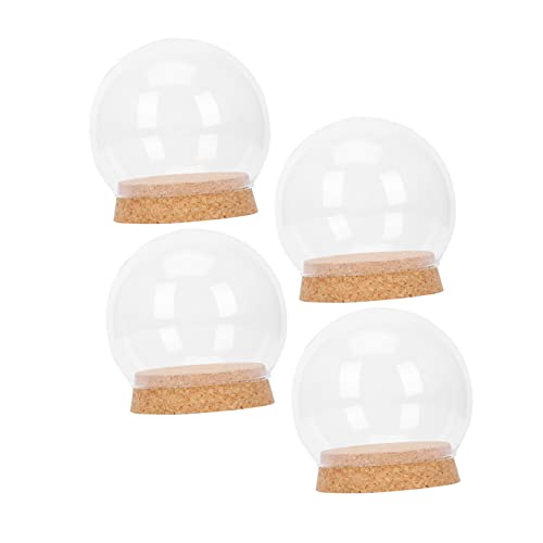 ULTECHNOVO 4 Stück Teiliges Glasglocken mit Korkverschluss Transparente Display Abdeckung für Unsterbliche Blumen und Puppen Stilvolle Wohnungsdeko und Geschenkidee für Einweihungspartys ULTECHNOVO 4 Stück Teiliges Glasglocken mit Korkverschluss Transparente Display Abdeckung für Unsterbliche Blumen und Puppen Stilvolle Wohnungsdeko und Geschenkidee für Einweihungspartys von ULTECHNOVO