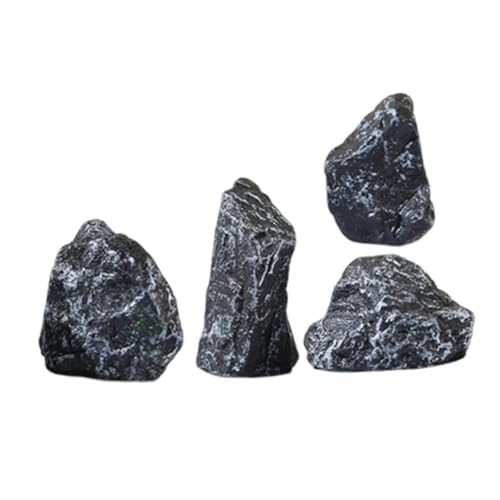 ULTECHNOVO 4 Stück Teiliges Mikro Landschaftsset Künstliche Felsen Miniatur Steine Dekoration Indoor Bonsai Zubehör Realistische Felsen Ornamente ULTECHNOVO 4 Stück Teiliges Mikro Landschaftsset Künstliche Felsen Miniatur Steine Dekoration Indoor Bonsai Zubehör Realistische Felsen Ornamente von ULTECHNOVO